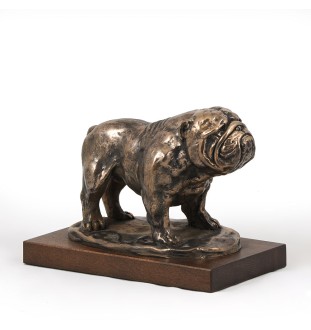 Bulldog figurka na drewnie Art-Dog